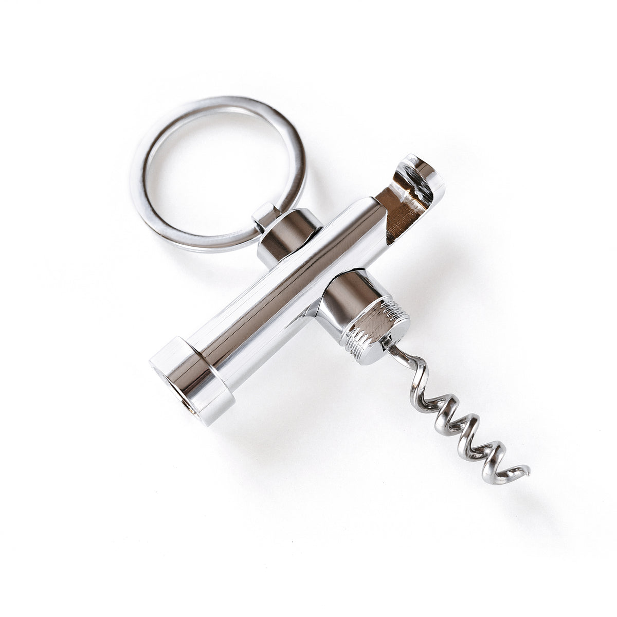 CorkSmart 2-in-1 Bottle & Wine Opener | Stainless Steel | Easy Grip Handle | Compact & Lightweight