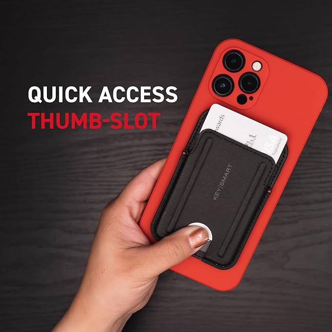 MagSlim™ Wallet | Nano-Suction Adhesive | Thumb-Slot For Quick Access