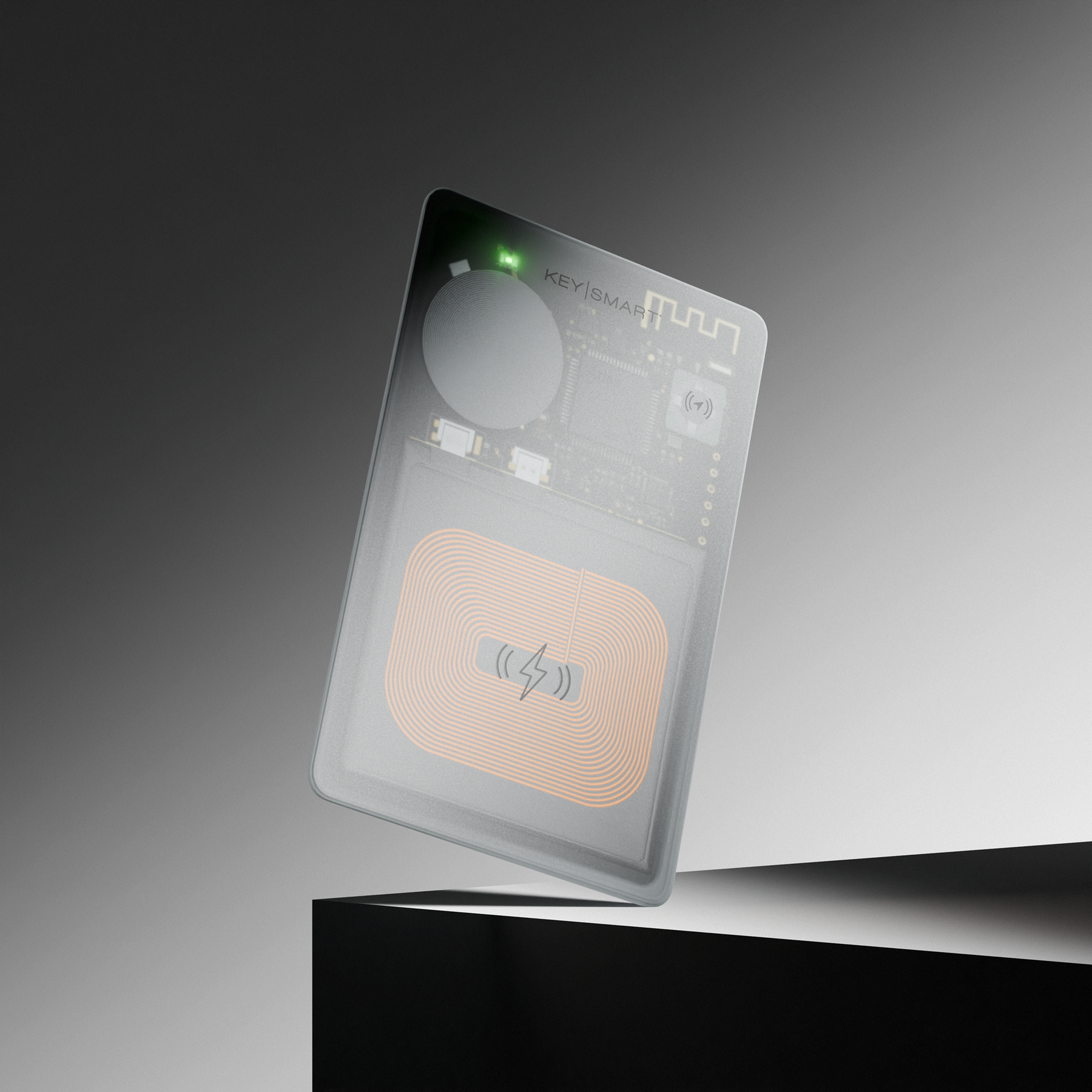 SmartCard Ghost (Gen 3) | Works With Apple Find My & Android Find Hub  | Wireless Charging