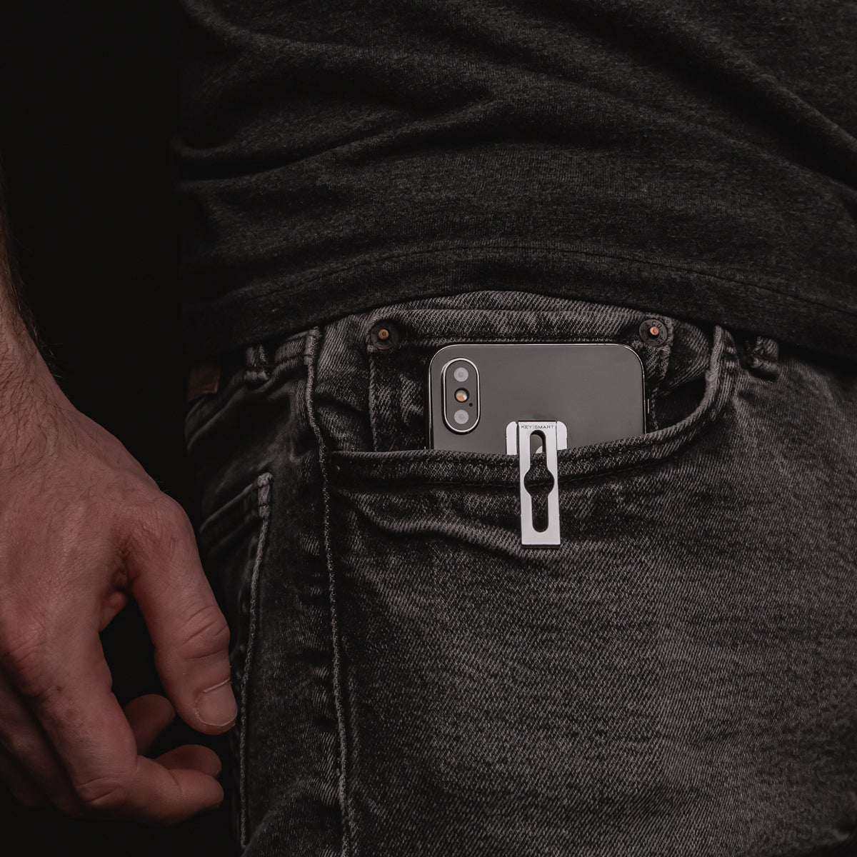 PocketFuse | Peel & Stick Pocket Clip to Any Small Accessory